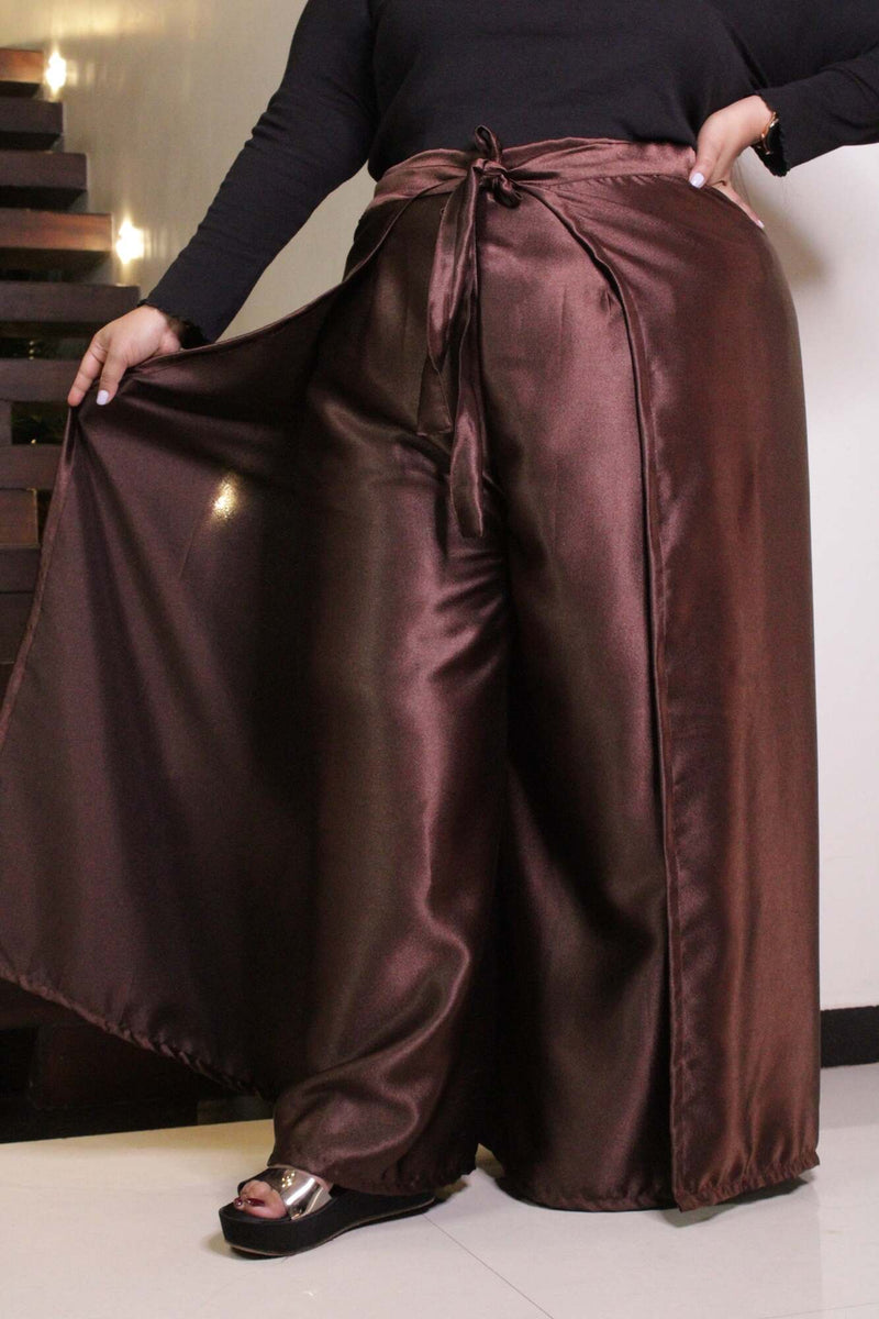 Brown Comfortable and Classy Wraparound Skirt Divider - Isadora Life Online Shopping Store