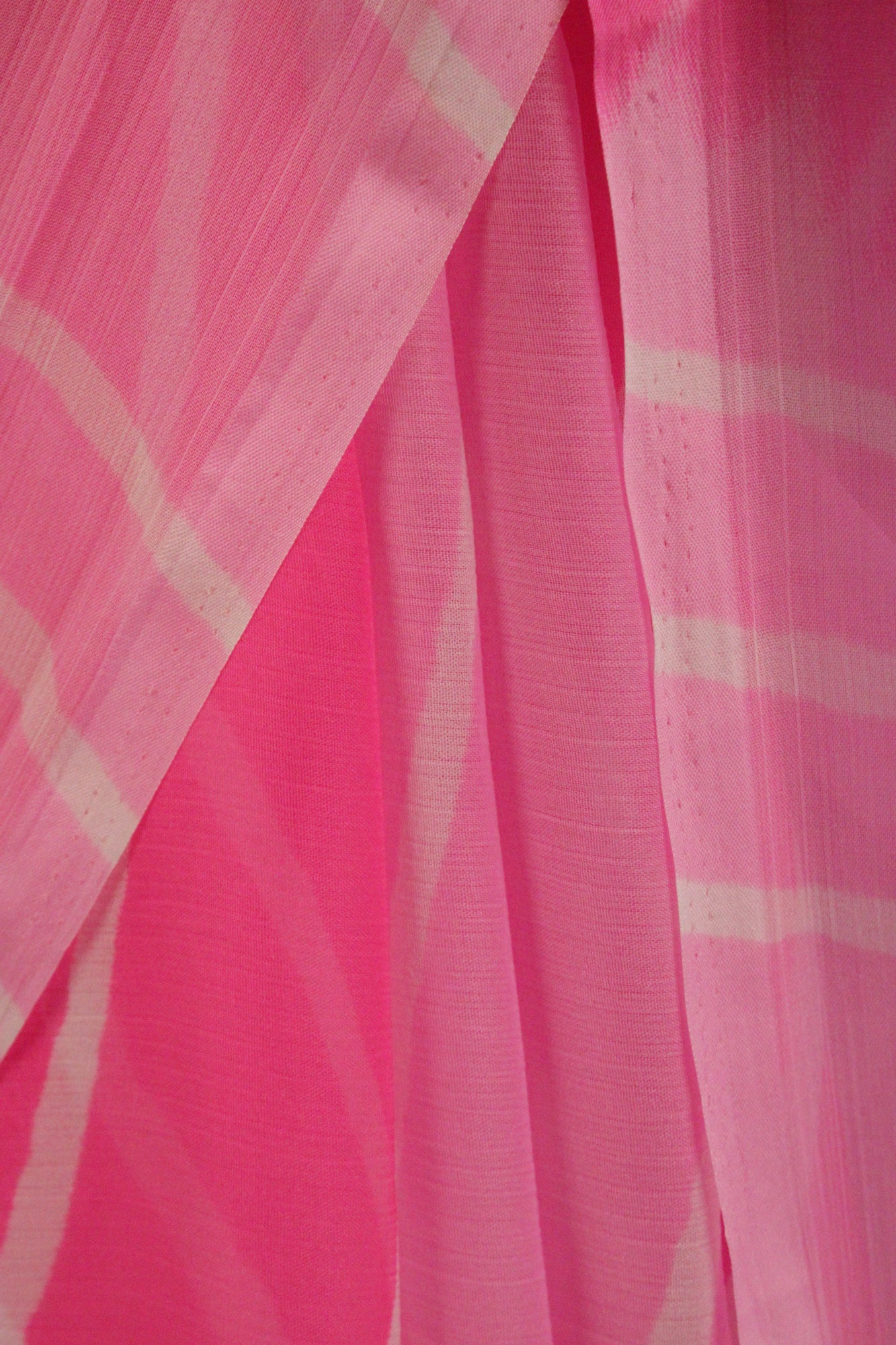 Pink Chiffon Lehriya Printed Wrap in 1 minute saree - Isadora Life Online Shopping Store