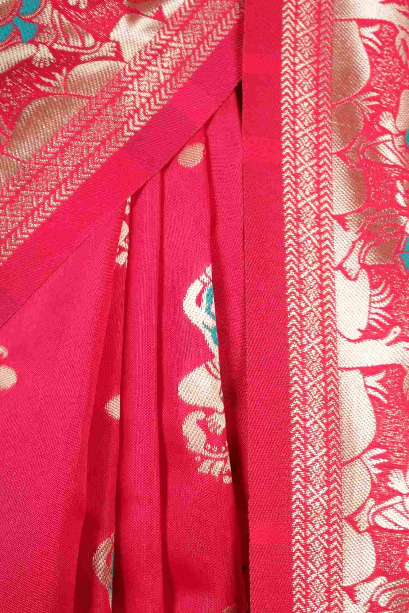 Banarasi meets Baluchari festive wrap in 1 minute saree - Isadora Life Online Shopping Store